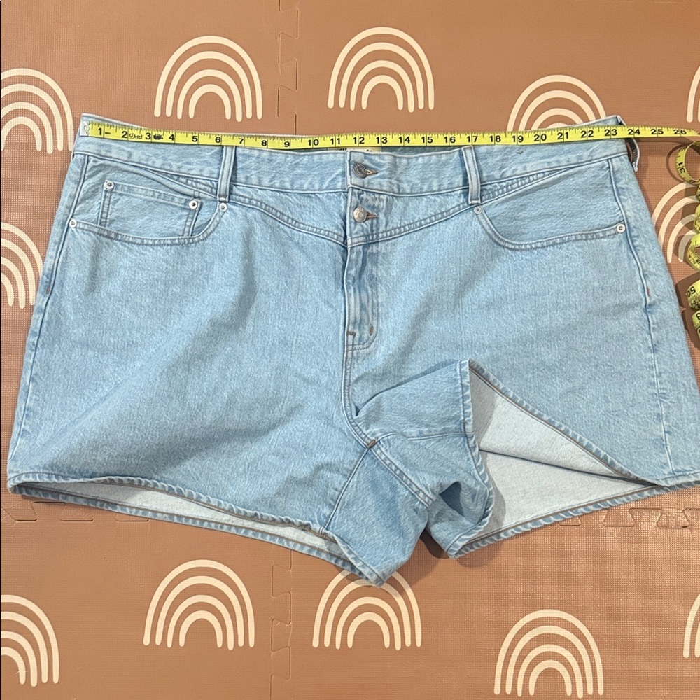 Madewell Light Blue Denim Women's Shorts 22W - Picture 5 of 7